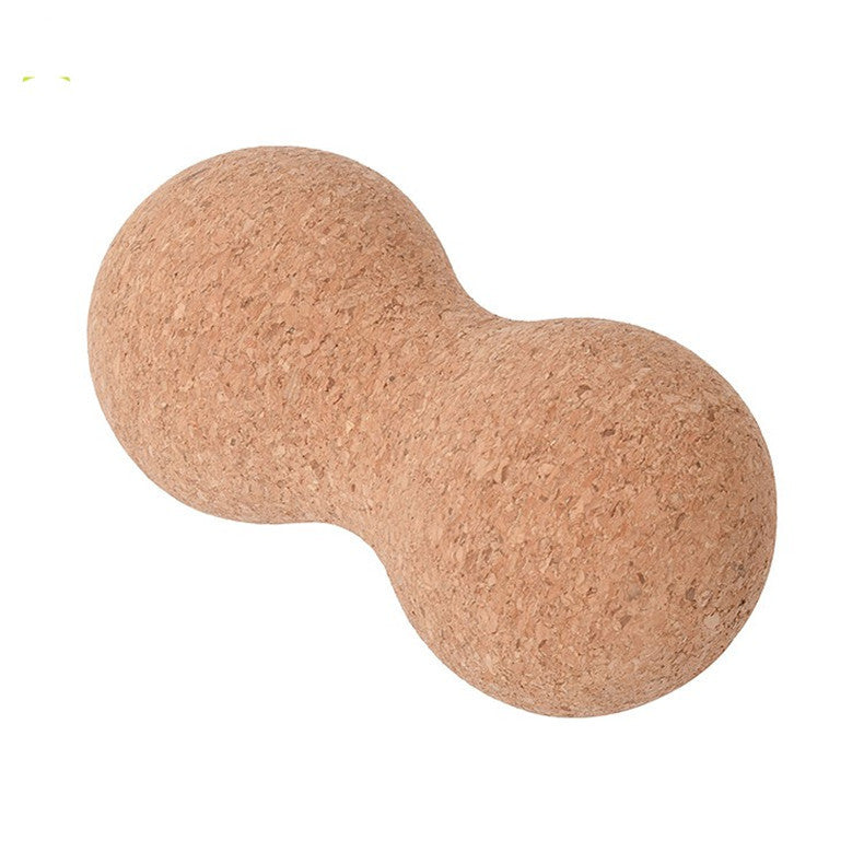 Pilar de yoga con bola de maní de corcho