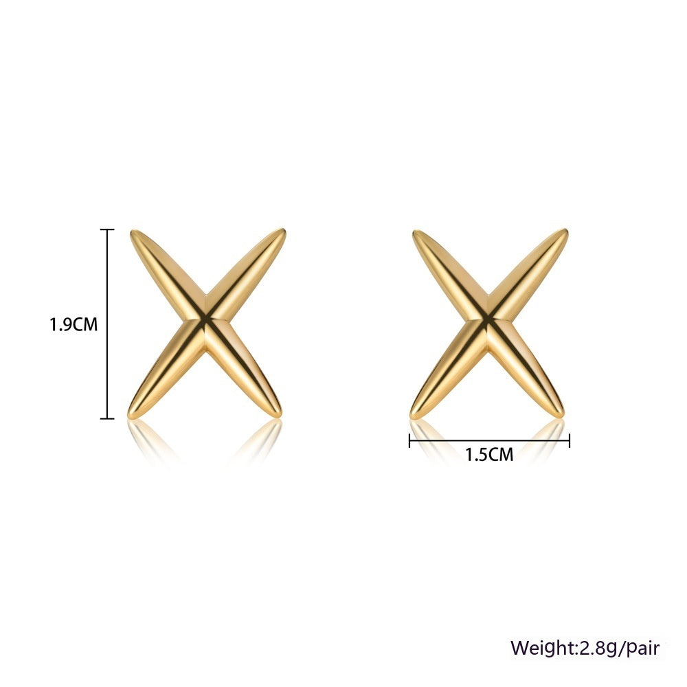 Personalized Minority Design Ear Studs Simple Graceful Geometric Earrings