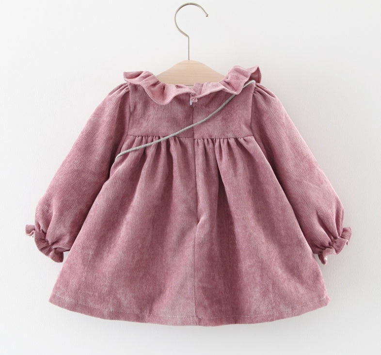 Robe de princesse à manches longues pour filles, chemise à bascule pour bébé, nouvelle collection printemps et automne, pour envoyer des sacs 