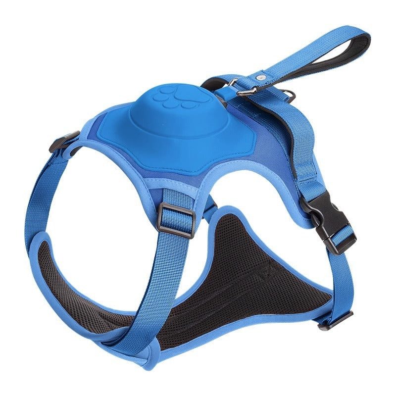 Harnais de collier pour chien, antidéflagrant, poinçon respirant et réglable pour animaux de compagnie, gilet d'entraînement en plein air