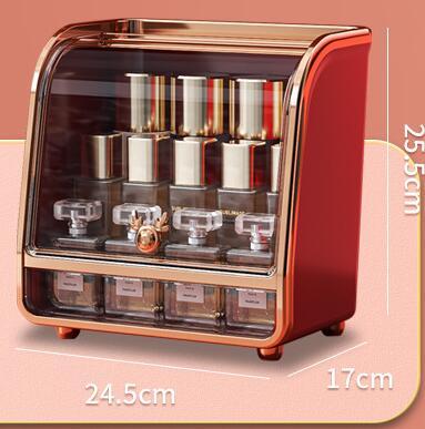 Cajón de almacenamiento de caja de almacenamiento de cosméticos de lujo ligero