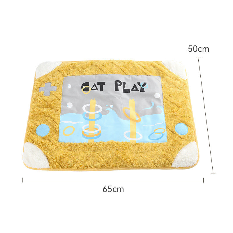 Máquina de juego Arctic Velvet, arena para gatos semicerrada cálida, suministros para mascotas