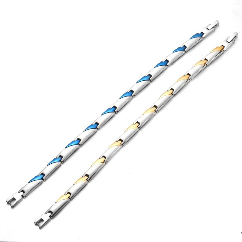 Bracelet de soins de santé à ions négatifs magnétiques quatre en un pour hommes et femmes