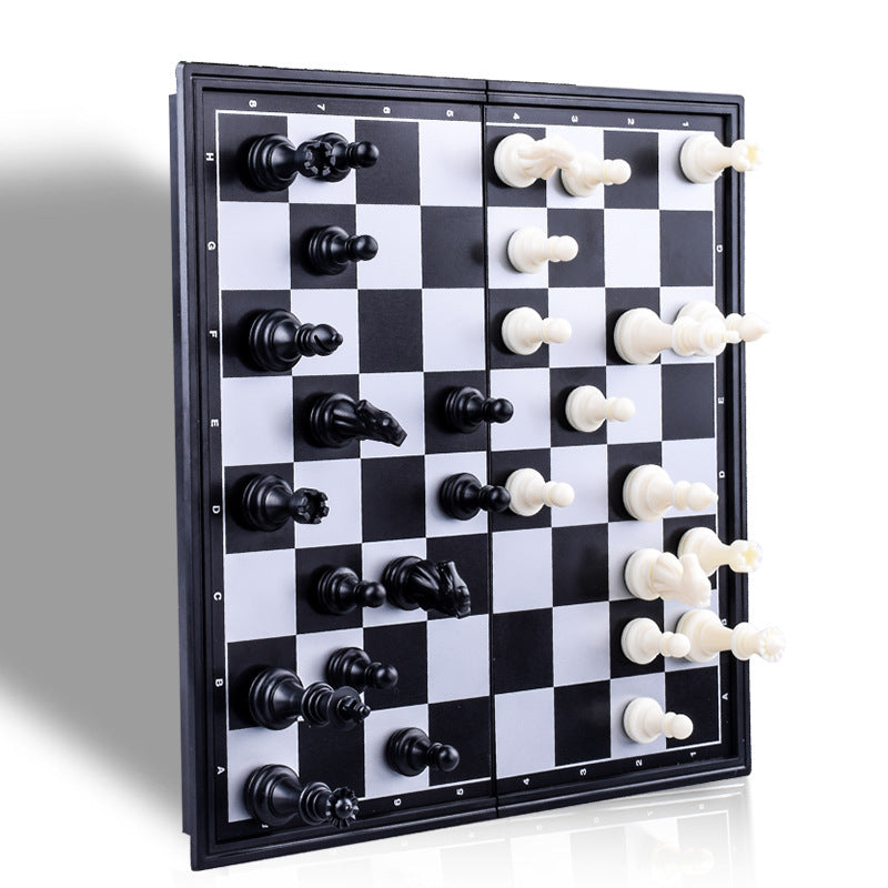 Backgammon de dames d'échecs magnétiques trois en un