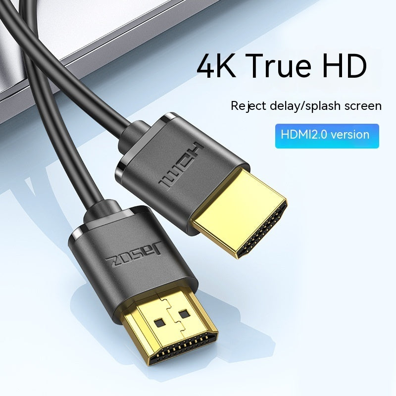Câble flexible mince HD pour ordinateur portable, moniteur de projecteur, câble vidéo