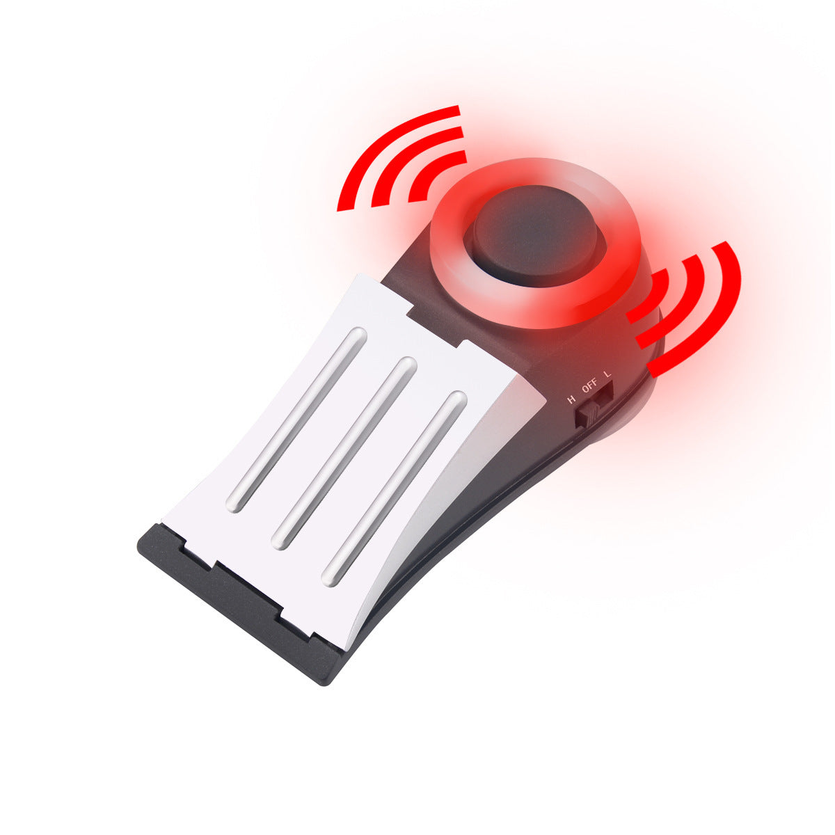 Butée de porte d'hôtel avec alarme antivol clignotante