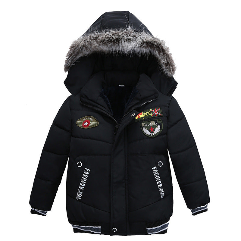 Vestes matelassées en coton pour garçons de petite et moyenne taille