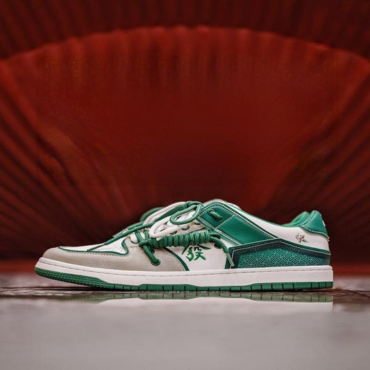 Zapatos casuales deportivos de suela gruesa Mahjong