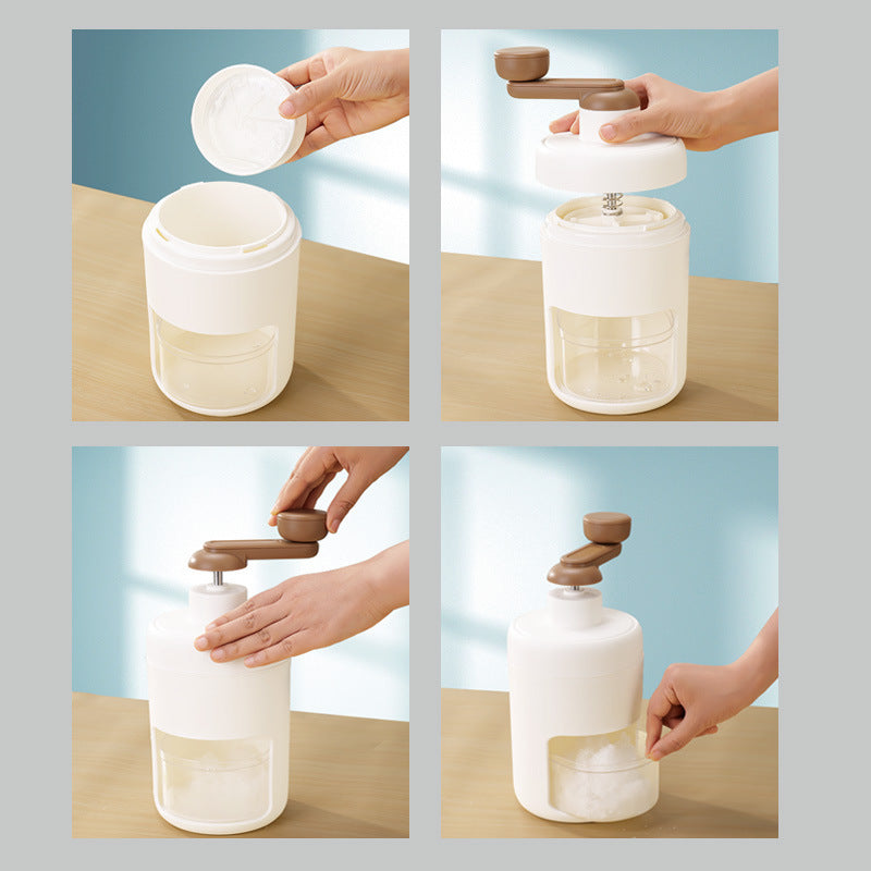 Bloc à main de cuisine, Machine à raser, petite Machine à glace domestique, Machine à neige fondante, artefact de bris de glace, broyeur de glace molle, stand