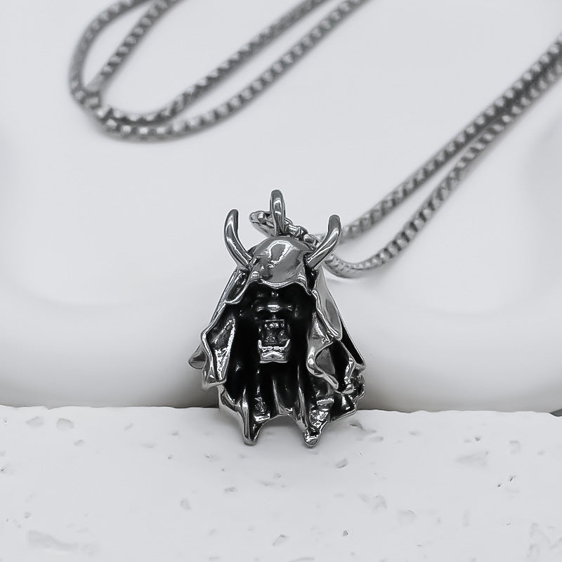 Nuevo Colgante de diablo de estilo oscuro, collar con adornos colgantes creativos