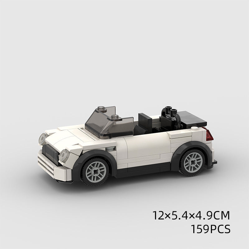 Jouets pour enfants, modèle de voiture de sport et blocs de construction à petites particules, jouets éducatifs MOC
