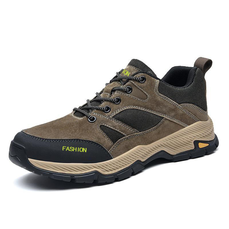 Zapatillas de deporte con cordones para hombres Casual transpirable al aire libre senderismo correr zapatos deportivos