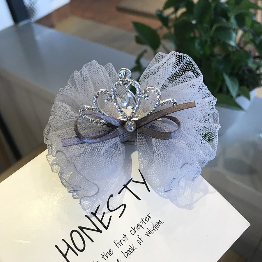 Corona Accesorios para el cabello para niños Bebé Clip de prensa coreano Diadema para bebé