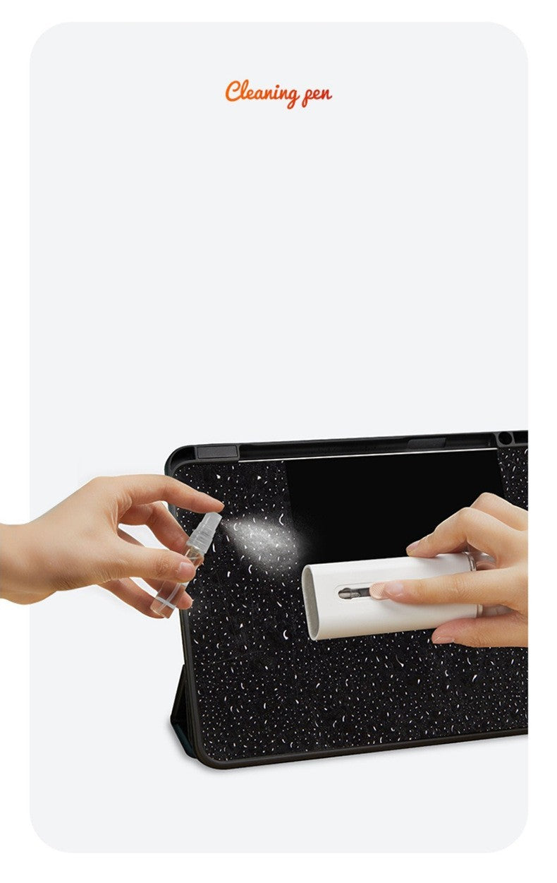 Pluma de limpieza de teclado de auriculares portátil multifuncional 7 en 1