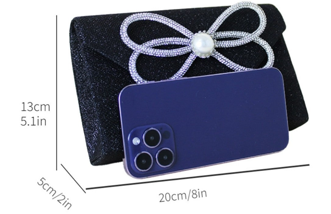 Pochette de dîner pour femmes, sac carré à rabat en diamant, mode de fête