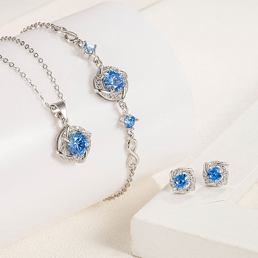 Pendentif collier oreille clou bracelet costume femme diamant moulin à vent