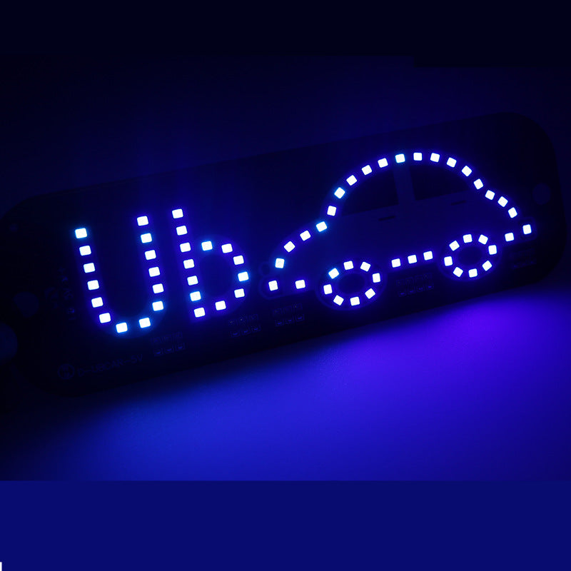 Luz de advertencia indicadora de dos colores en el techo del taxi