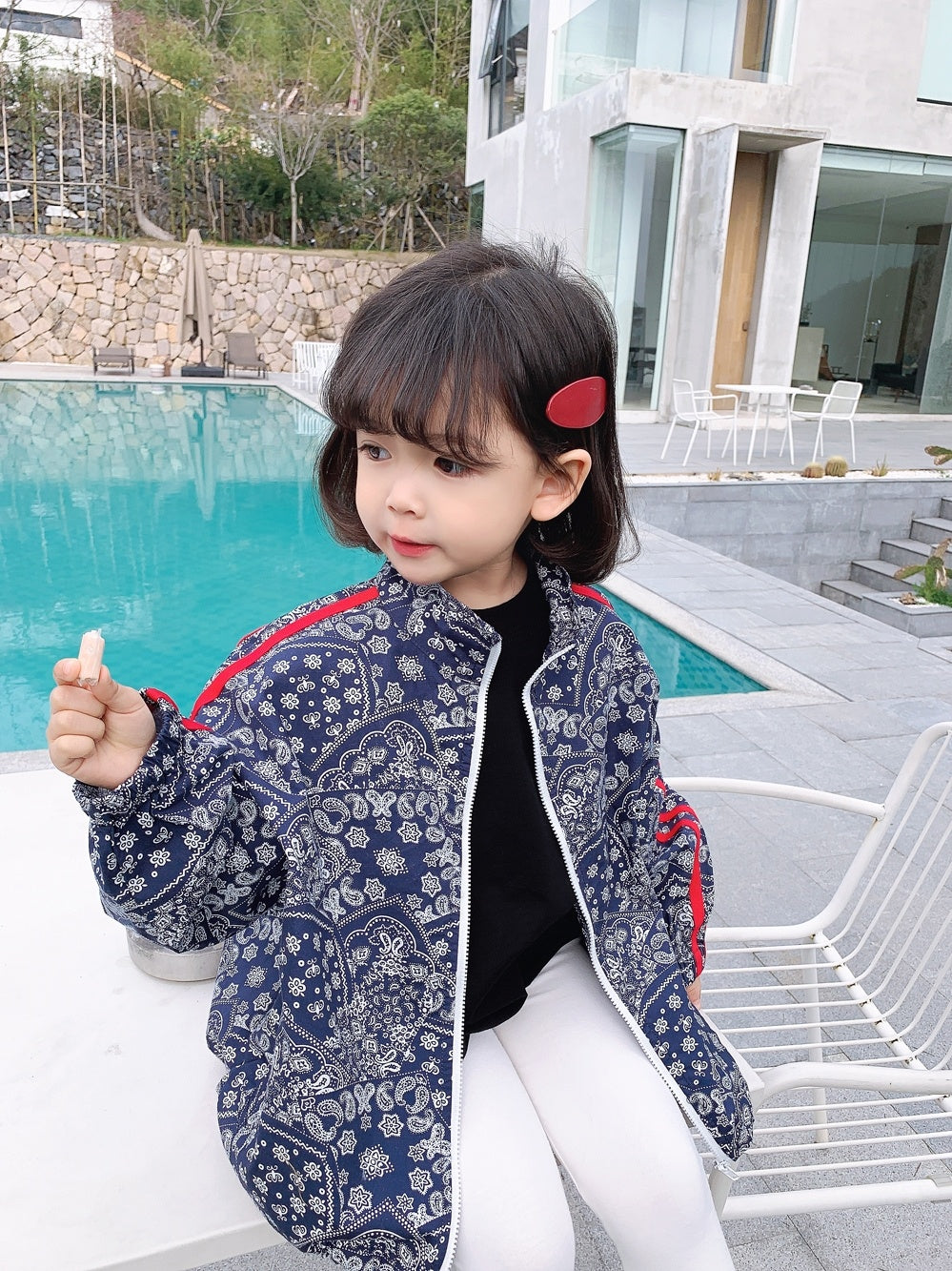 Vêtements de bébé à la mode de Style étranger pour enfants vêtements d'automne haut tendance pour enfants