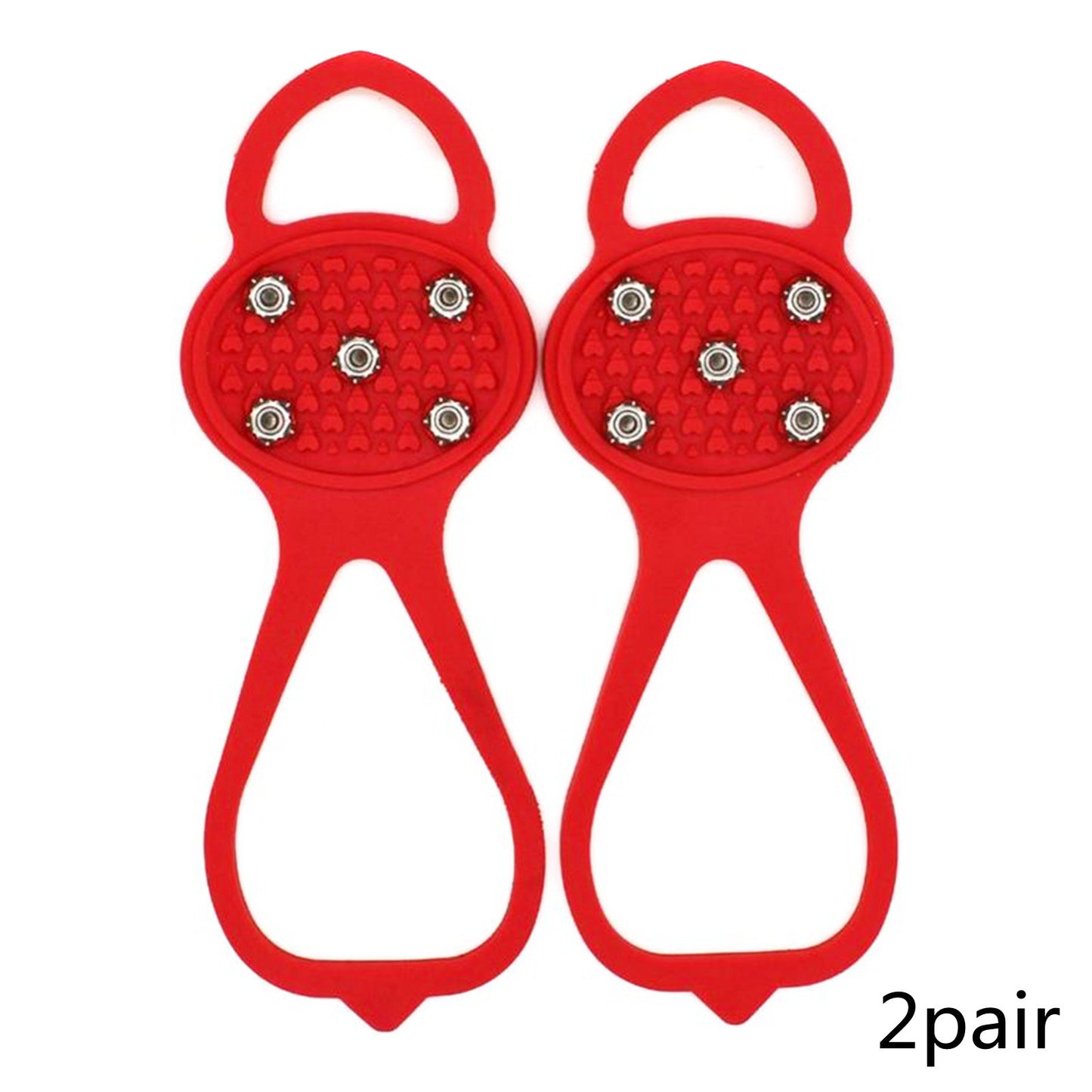 Pince à glace unisexe à 5 dents pour hommes, pour chaussures, Crampons, Crampons pour Crampons de neige, couvertures antidérapantes d'escalade et de randonnée