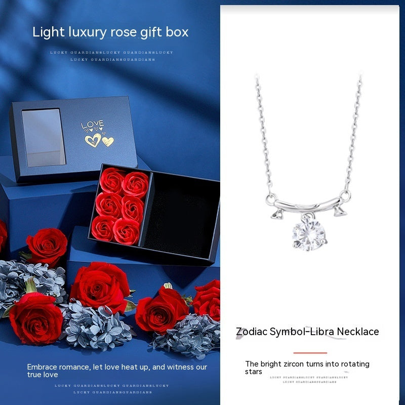 Collier Douze Constellations Femme Argent Sterling