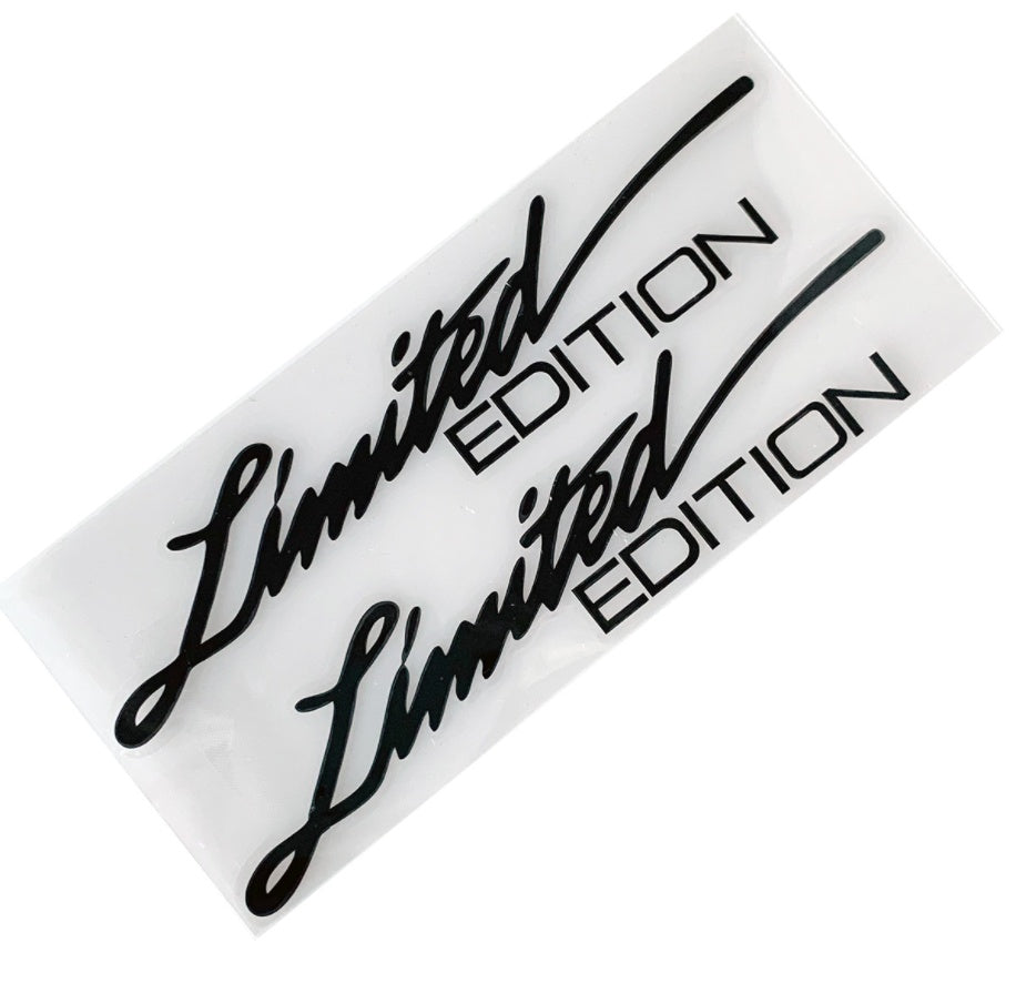 Pegatina reflectante para coche en inglés de edición limitada