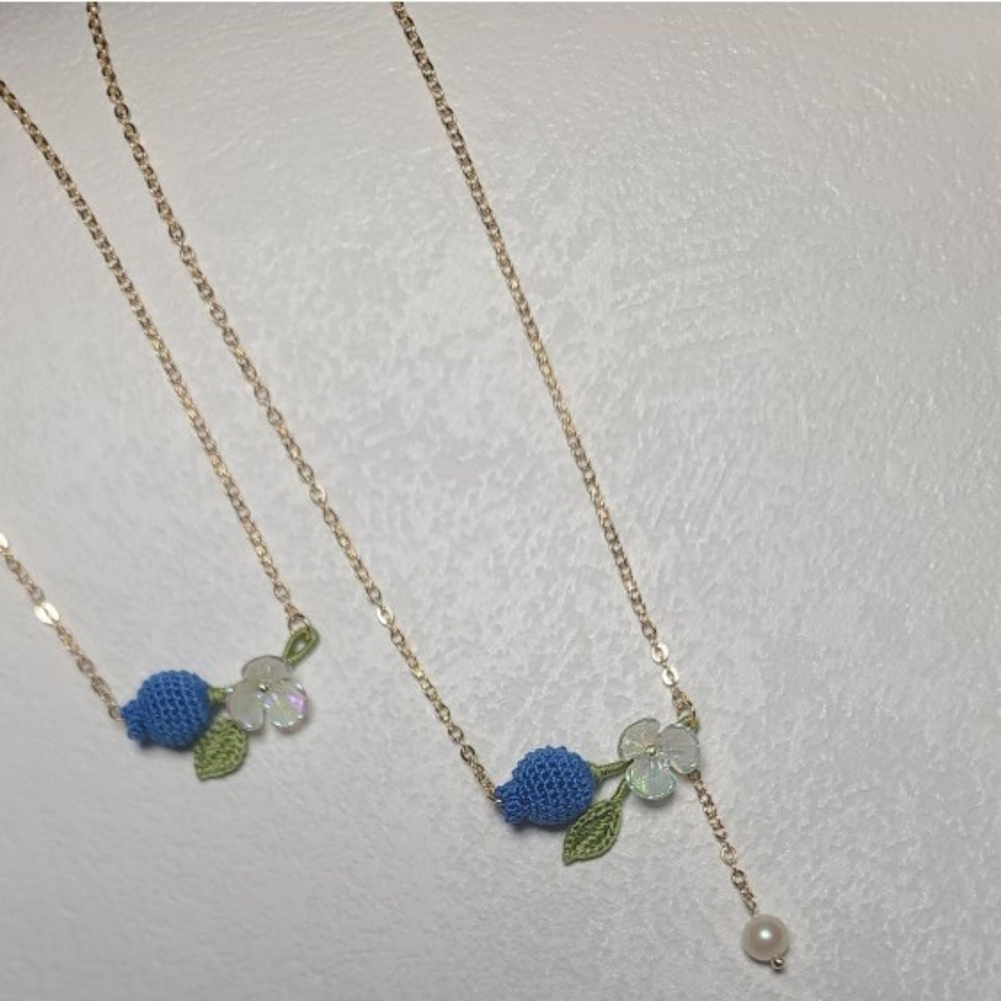 Micro Gancho Collar De Arándanos Gancho De Mano