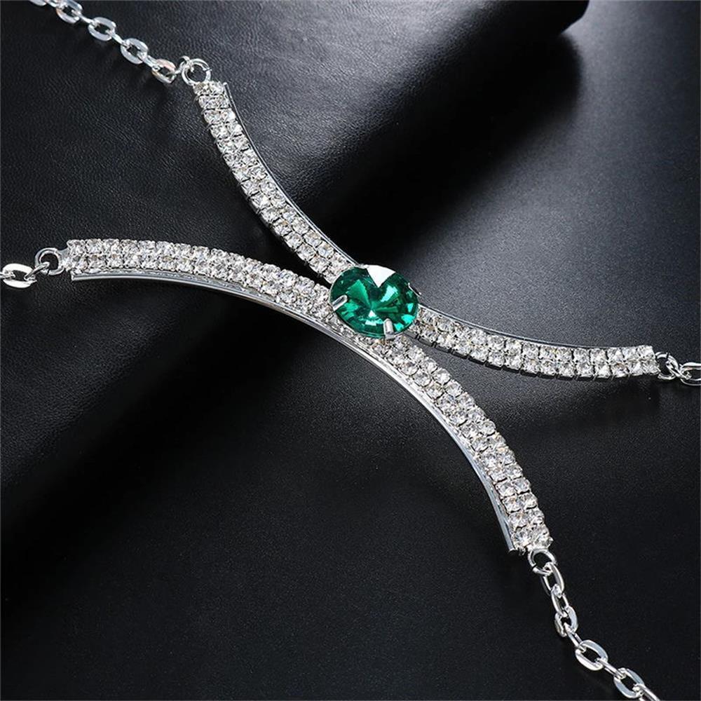 Plaque de poitrine à la mode pour femmes, bijou vert