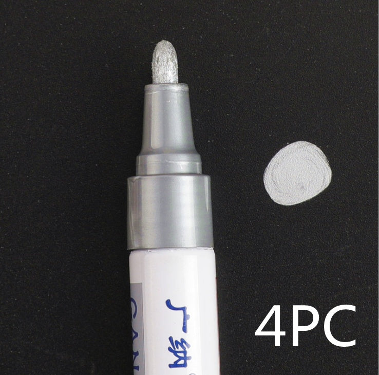 Stylo étanche coloré, bande de roulement de pneu de voiture, peinture permanente en métal CD