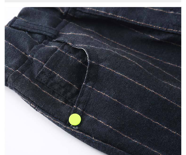 Pantalon rayé garçons enfants enfants taille élastique pantalons décontractés