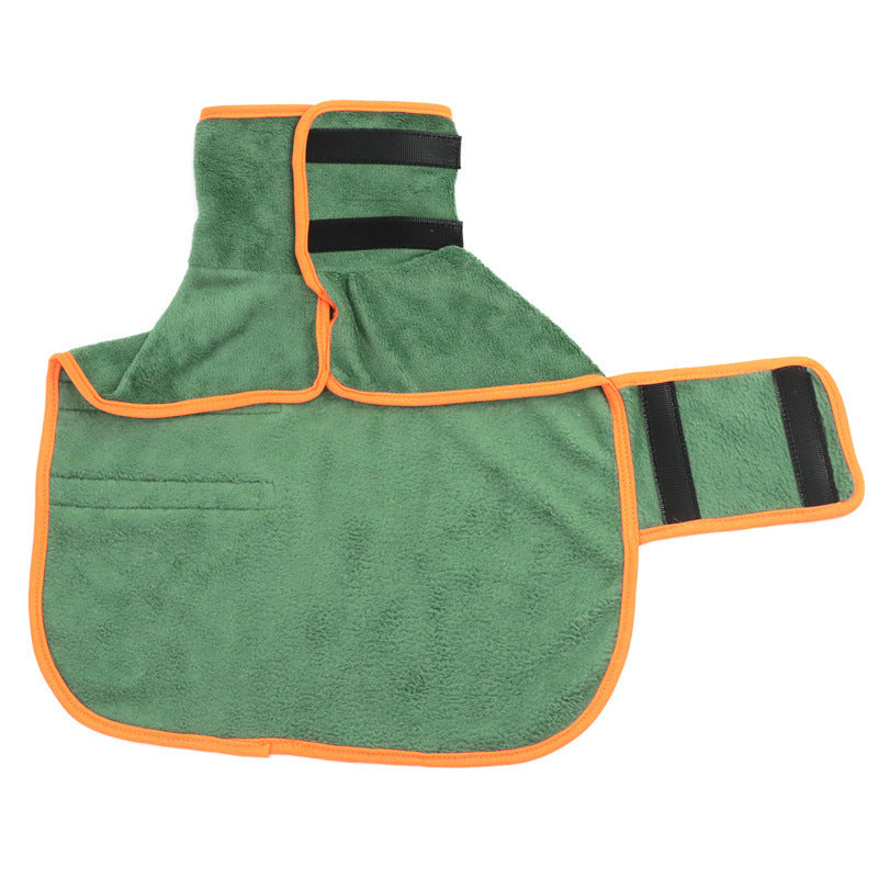 Albornoz para perros, abrigo de secado para mascotas, toalla de playa absorbente de microfibra para perros grandes, medianos y pequeños, gatos de secado rápido