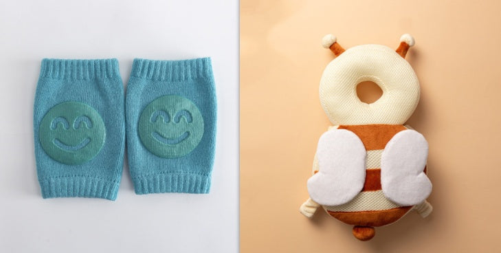 Chaussettes d'été en éponge pour bébé, genouillères rampantes pour tout-petits