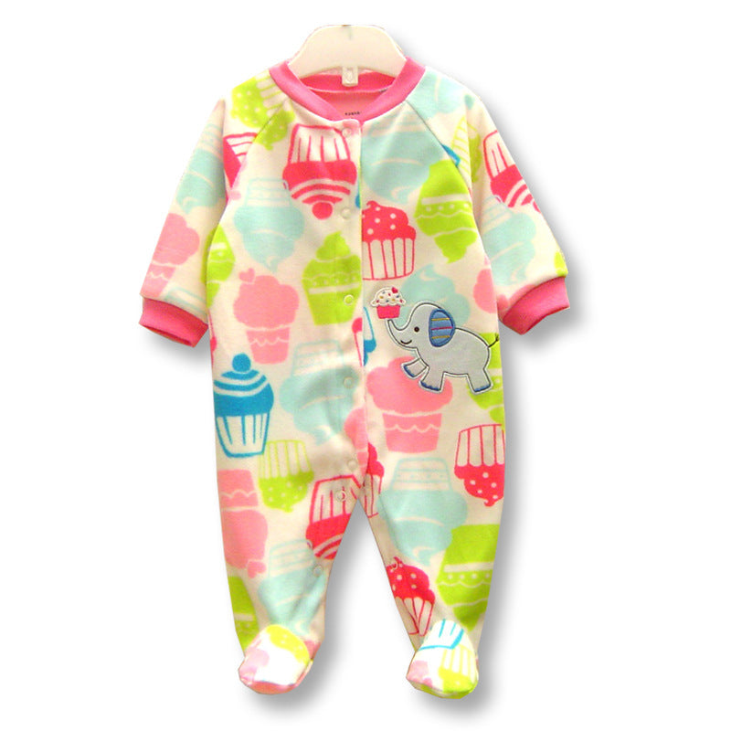 Pyjama épais pour bébé, vêtements une pièce