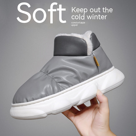 Zapatos de pan de invierno para hombre Botas de nieve gruesas con forro polar