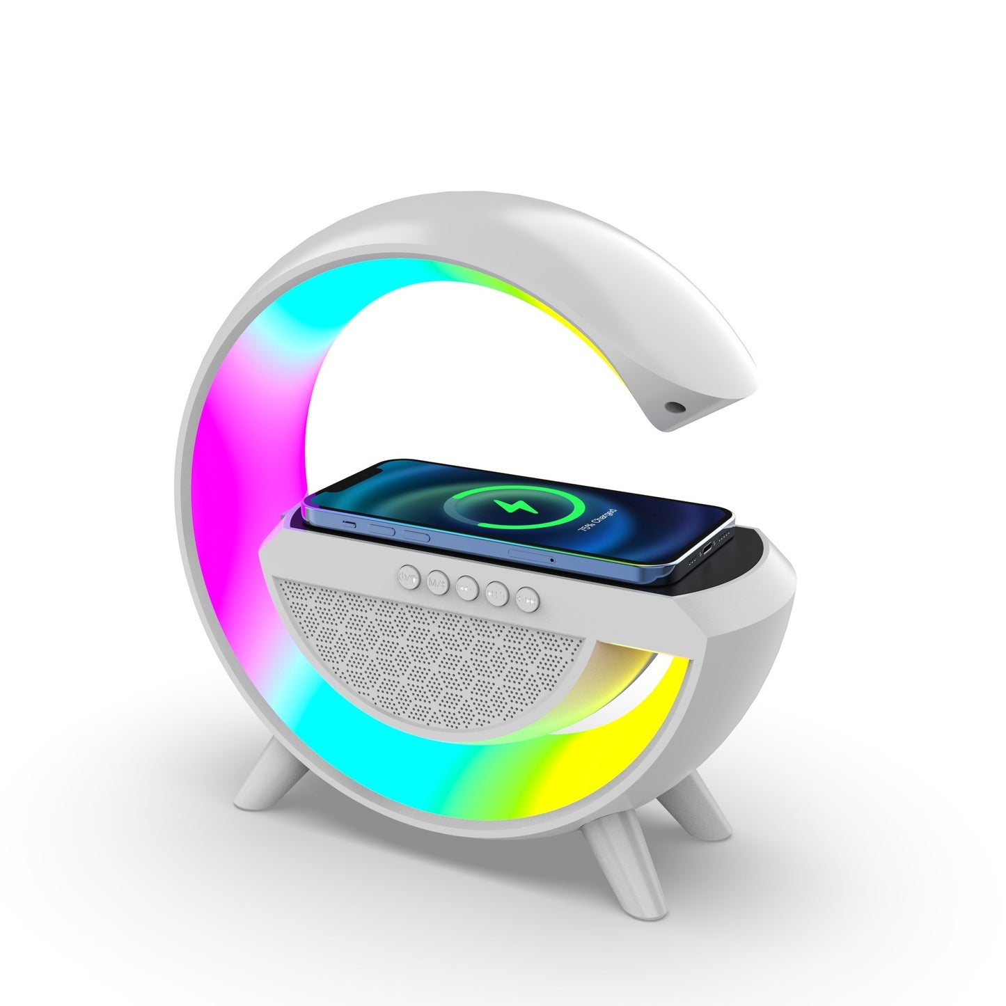 Lumière d'ambiance à sept couleurs à LED intelligente en forme de G