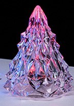 Ins Beautiful Iceberg Night Led Lights Lámpara de cristal con adornos navideños Led creativos de alto valor