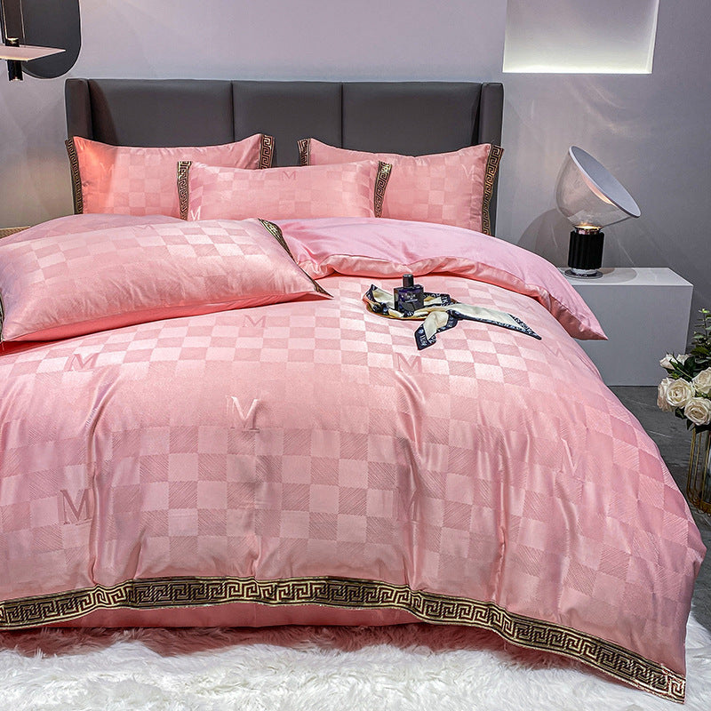 Draps en coton et soie, drap-housse, housse de couette