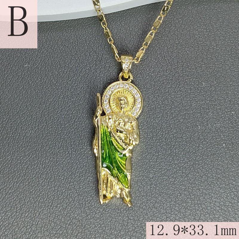 Collier religieux St Jude à la mode