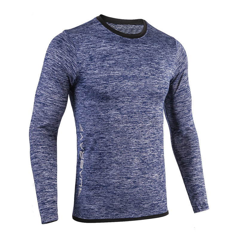 Ventes directes d'usine séchage rapide Sports de plein air vêtements de Fitness vêtements de sport à manches longues basket-ball pour hommes collants de Compression