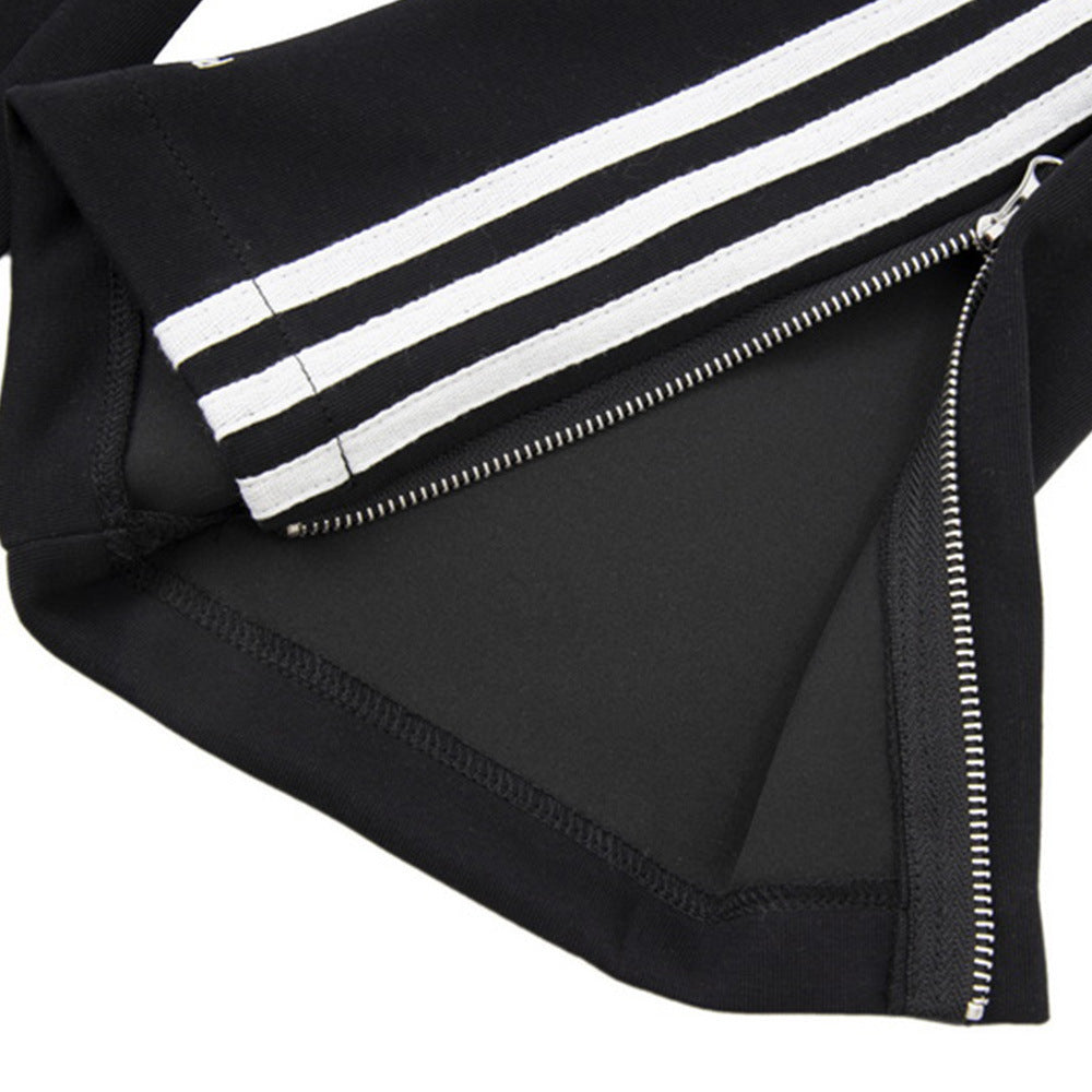 Striped Casual Pants Baggy Straight Trousers
