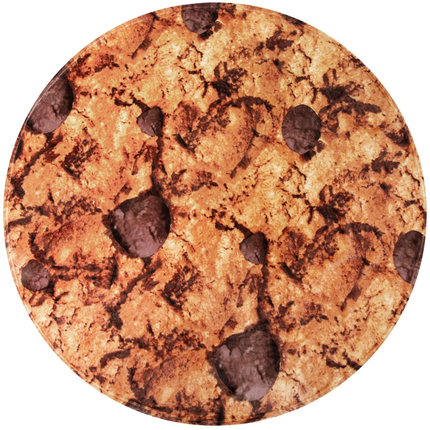 Couverture ronde Pizza Taco en flanelle