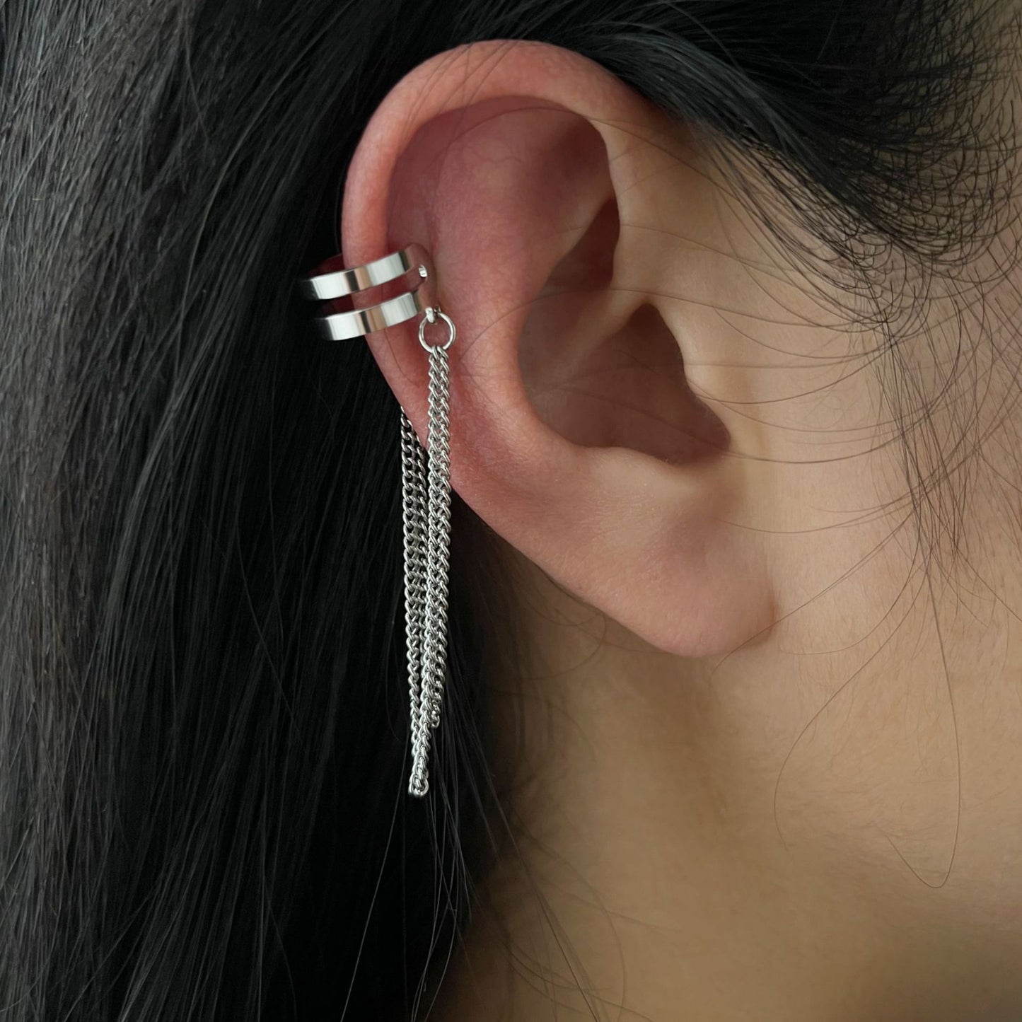 Ensemble créatif simple de cinq clips d'oreille non percés