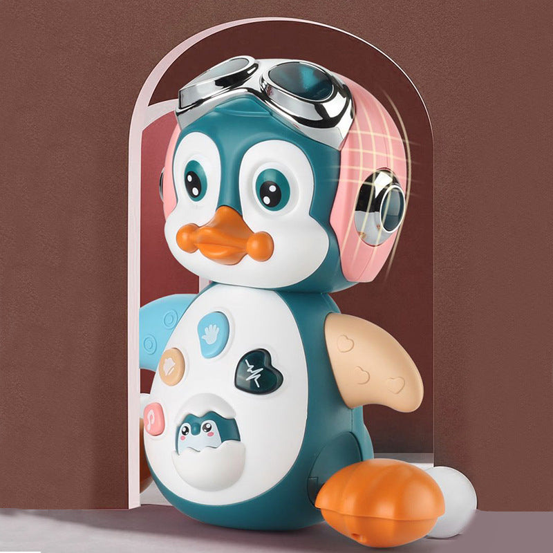 Pingouin dansant électrique, éducation précoce, illumination, marche, modèle Animal de compagnie, jouets
