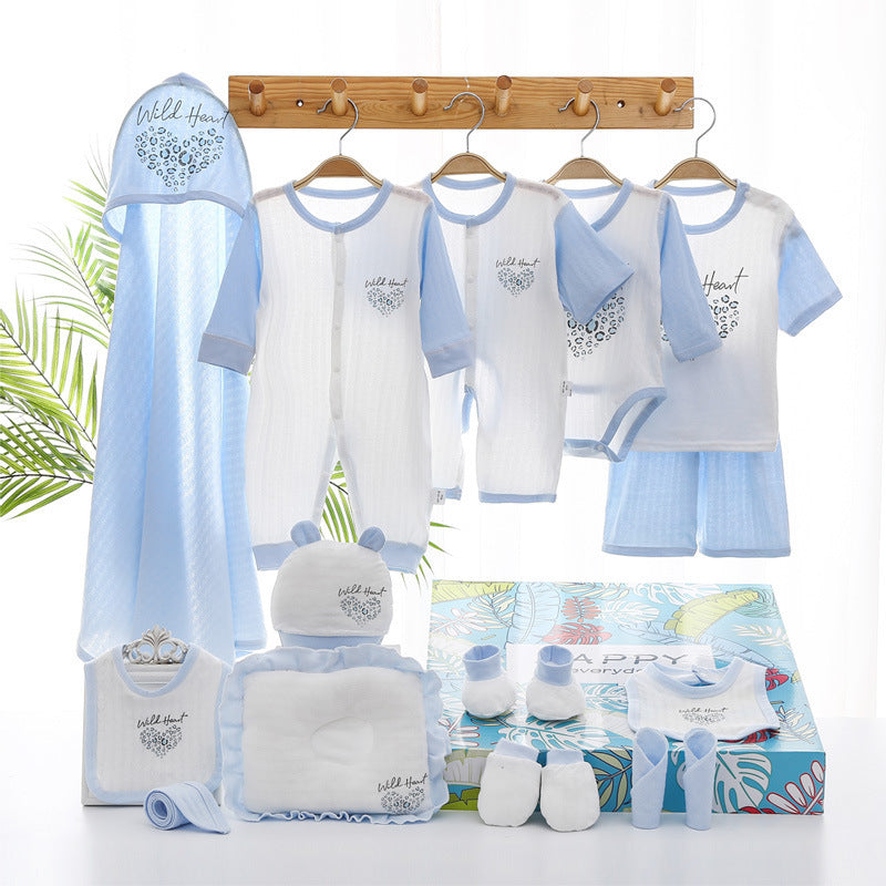 Ensemble cadeau d'été pour nouveau-né, vêtements fins pour bébé