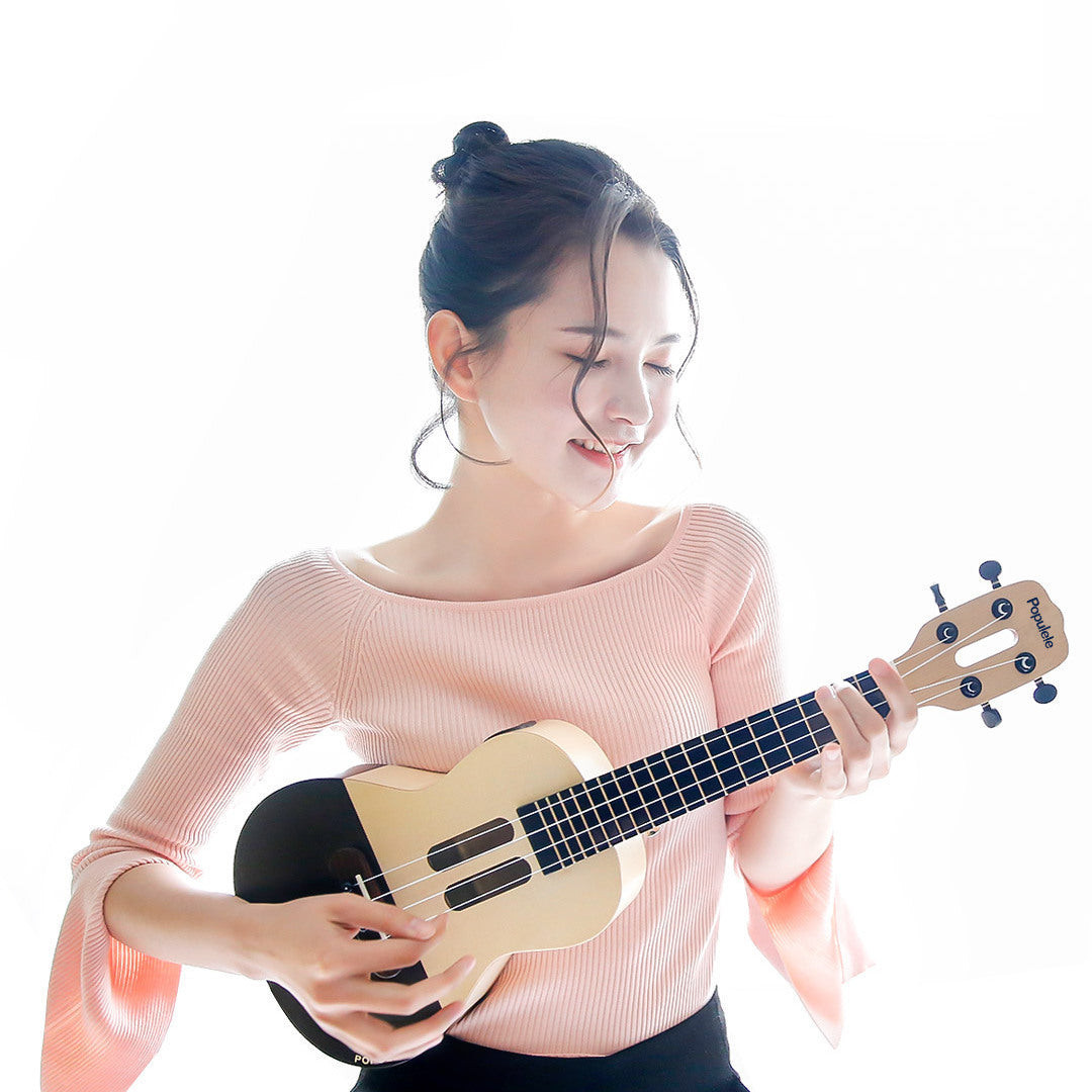 Ukelele inteligente U1, paquete de regalo de abeto de aprendizaje, entrada al juego, aplicación inteligente, guitarra pequeña