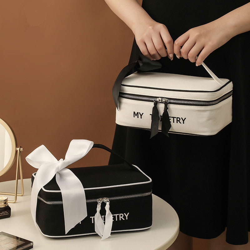 Sac de rangement de maquillage Portable de grande capacité, voyage Simple, nouveau