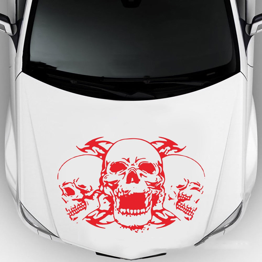 Three Skull Totem Body Decals For General Use