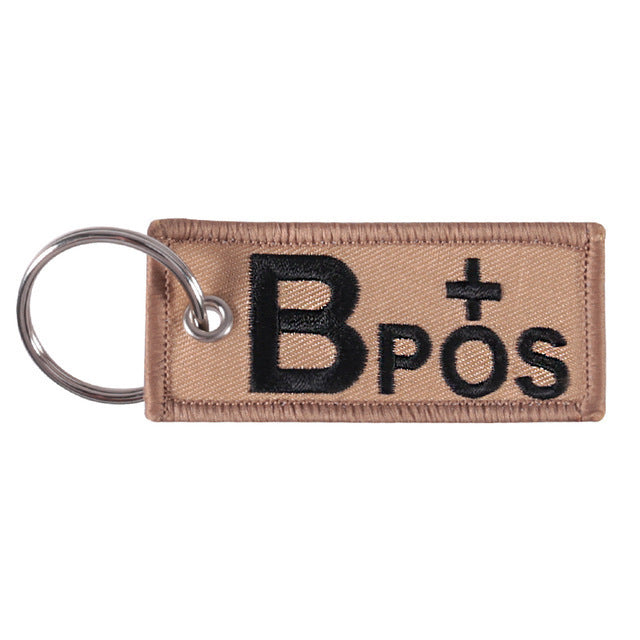 Blood Type A B O Blood Type Keychain Lanyard