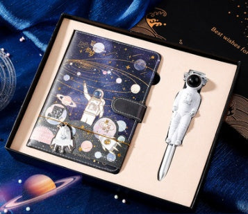 Página Para Colorear Galaxy Dream Cuaderno Lindo Astronauta De Dibujos Animados