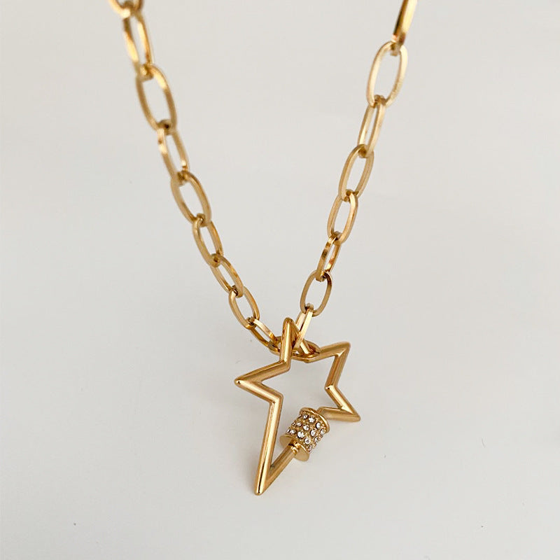 Five-pointed Star Sweater Chain For Women