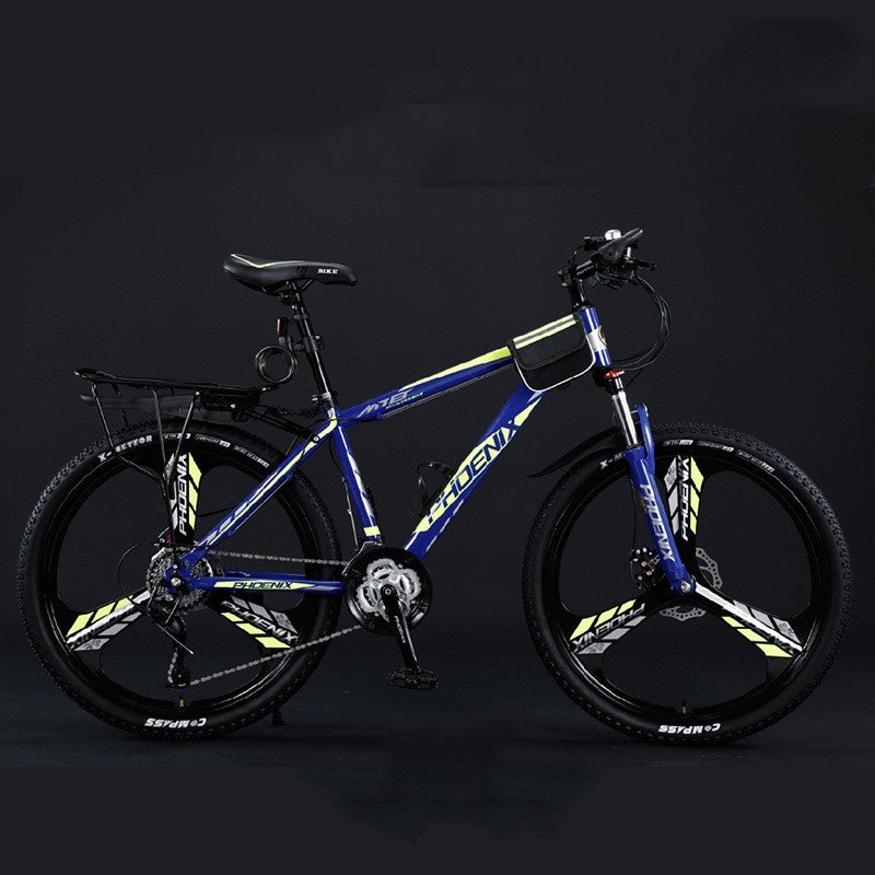 Bicicleta de montaña con absorción de impactos de velocidad variable